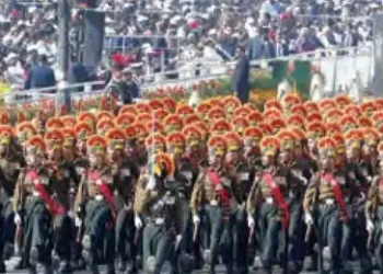 The glory of the tricolor, the passion of the soldiers, excitement in millions of eyes