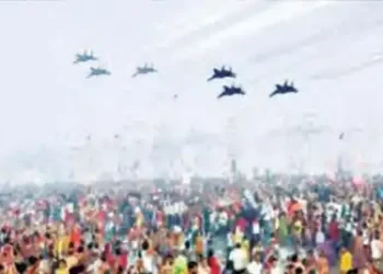 Air Force's grand salute at the conclusion of Maha Kumbh