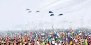 Air Force's grand salute at the conclusion of Maha Kumbh