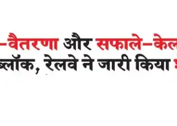 Virar-Vaitarna and Saphale-Kelve road will remain blocked, Railways released schedule