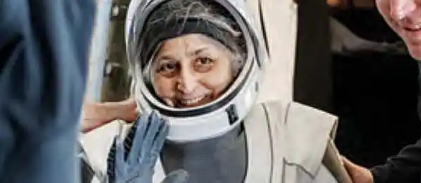 Sunita Williams returns from space after 9 months
