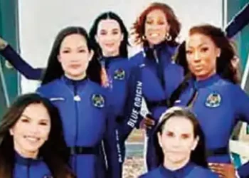 For the first time 6 women traveled to space