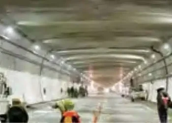 10000 cars will pass every hour, such a unique urban tunnel built in the country