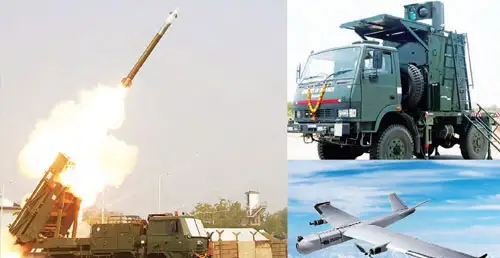 With the strength of the three armies, defense companies are making money.