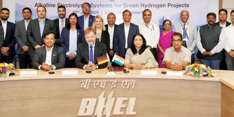 'मिशन ग्रीन हाइड्रोजन' के लिए भेल ने थिसेनक्रुप नुसेरा इंडिया से किया सहयोग