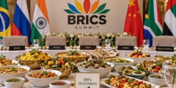ब्रिक्स शिखर सम्मेलन डिनर मेन्यू