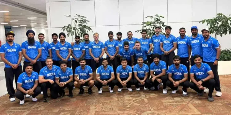 भारतीय हॉकी टीम नीली जर्सी एशियन गेम्स 2026