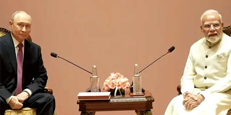 पीएम मोदी पुतिन द्विपक्षीय वार्ता