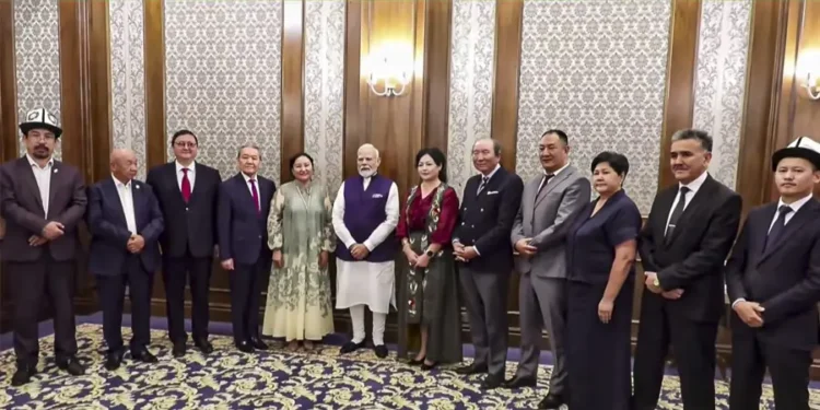 मोदी-जापारीव बैठक किर्गिस्तान 2026