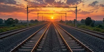 रेलवे के पहले हाई स्पीड टेस्ट ट्रैक का काम अंतिम चरण में