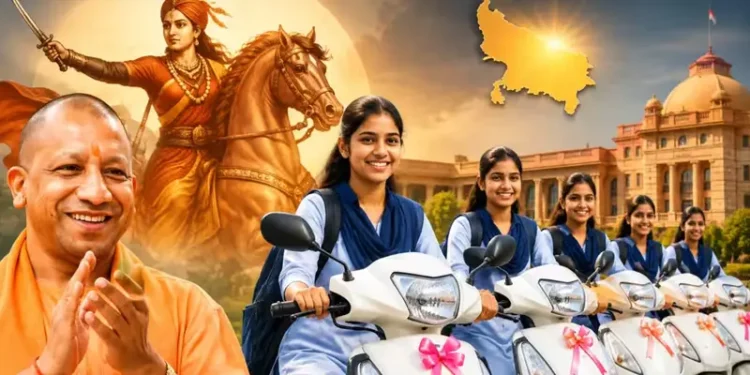 यूपी 50 हजार छात्राओं को स्कूटी