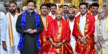 तिरुपति बालाजी मंदिर में योगी आदित्यनाथ ने की स्पेशल पूजा
