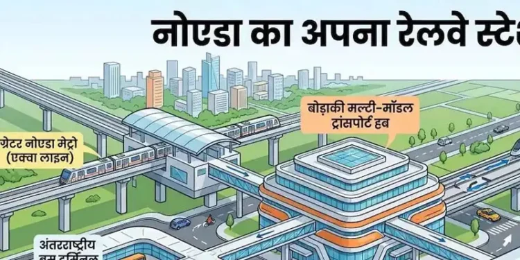 बोड़ाकी बनेगा ग्रेटर नोएडा का बड़ा रेलवे टर्मिनल